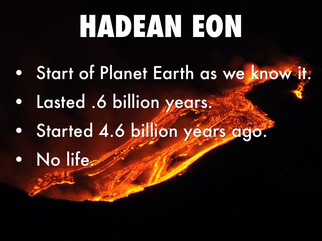 How Many Eras Are In The Hadean Eon